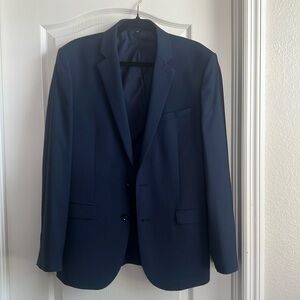 Express Navy Extra Slim Fit Suit Jacket